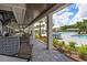 View of poolside bar and lounge area, perfect for social gatherings and relaxation at 10098 Banyan Breeze Blvd, Land O Lakes, FL 34638