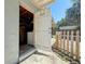 View into the basement from the outside, including a washer and dryer at 1221 E Hamilton Ave, Tampa, FL 33604