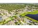 Residential neighborhood boasting lush greenery and a tranquil pond at 13201 Wellington Hills Dr, Riverview, FL 33579