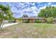 Charming single-story brick home with a well-maintained lawn and a yellow door and garage at 2524 Laurelwood Ln, Valrico, FL 33596
