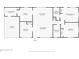 Layout showcasing the dimensions and arrangement of rooms including bedrooms, bathrooms, kitchen, living area and carport at 2608 Browning St, Sarasota, FL 34237