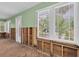 Living room with exposed walls and flooring ready for renovation and personalization at 3031 56Th S St, Gulfport, FL 33707