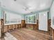 This living room is undergoing renovations and features a window for natural light at 3031 56Th S St, Gulfport, FL 33707