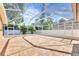 Spacious screened-in pool enclosure with brick-paved patio at 311 Parsons Woods Dr, Seffner, FL 33584