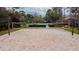 A well-maintained sand volleyball court, perfect for sports and recreation within the community at 31105 Whitlock Dr, Wesley Chapel, FL 33543
