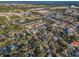An aerial view showcases the neighborhood's blend of residential and recreational spaces near the waterfront at 330 Pineapple St, Tarpon Springs, FL 34689
