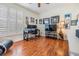 Functional home office with wood floors, natural light, and ample space for work and creativity at 3429 Heards Ferry Dr, Tampa, FL 33618