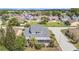 Aerial view of single Gathering homes in a desirable residential neighborhood at 4270 Boston Cir, New Port Richey, FL 34653