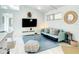 Bright living room featuring contemporary furnishings and a modern aesthetic at 5111 28Th N Ave, St Petersburg, FL 33710