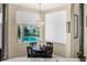 Cozy breakfast nook with views of the pool and backyard at 7533 Dunbridge Dr, Odessa, FL 33556