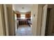 Kitchen with wood cabinets, tile flooring, and view of the sink and oven at 7896 42Nd N Ave, St Petersburg, FL 33709