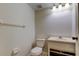 Half-bath with tile floors and neutral wall color at 8110 Pond Shadow Ln, Tampa, FL 33635