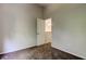 This bedroom features carpet flooring and neutral walls at 8110 Pond Shadow Ln, Tampa, FL 33635