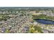 Panoramic aerial view of a well-planned residential community with lush landscaping and scenic ponds at 10625 Cardera Dr, Riverview, FL 33578
