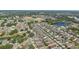 Community aerial showcases tree-lined streets, community lakes, and neatly arranged residential neighborhoods at 10625 Cardera Dr, Riverview, FL 33578