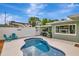 A beautiful pool and patio area create a relaxing outdoor living space at 1398 Lemon St, Clearwater, FL 33756
