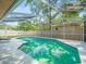 Refreshing screened-in pool with ample deck space, perfect for outdoor entertaining and relaxation at 16015 Glen Haven Dr, Tampa, FL 33618