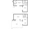 Detailed two-story floor plan showcasing layout of living spaces, bedrooms, kitchen, and bathrooms at 2626 2Nd Ct, Palm Harbor, FL 34684