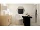 Stylish home office with clean lines and modern black and white decor at 2685 Buttercup Lucine Ln, Ruskin, FL 33570