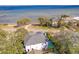 An aerial shot showing the property near the bay at 2802 Northpointe Ln, Tampa, FL 33611