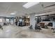 Spacious garage featuring ample storage, workspace, and vehicle parking at 297 1St W St, Tierra Verde, FL 33715