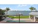 This backyard features a pool, private dock, and stunning water views perfect for relaxation and entertainment at 297 1St W St, Tierra Verde, FL 33715