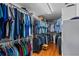 Spacious walk-in closet with ample hanging storage at 297 1St W St, Tierra Verde, FL 33715