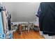 Attic walk-in closet with shelving at 297 1St W St, Tierra Verde, FL 33715