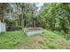 Backyard featuring raised garden beds, enhancing outdoor living at 3013 Crest Dr, Clearwater, FL 33759