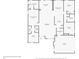 Detailed floor plan showcasing the layout of this property with labeled rooms and dimensions at 4915 Fort Peck Rd, New Port Richey, FL 34655