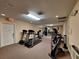 Well-equipped gym featuring modern exercise equipment, providing residents with fitness options at 5404 Springwood Blvd # 5404, Pinellas Park, FL 33782