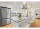 Well-equipped kitchen featuring stainless steel appliances, kitchen island with seating at 5724 Dr Martin Luther King Jr N St # J, St Petersburg, FL 33703