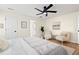 Bright bedroom featuring neutral decor, hardwood floors, and an open layout with lots of natural light at 5724 Dr Martin Luther King Jr N St, St Petersburg, FL 33703