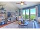 Bright living room with a large window that lets in plenty of natural light, views of the surrounding landscape at 1111 Normandy Trace Rd # 1111, Tampa, FL 33602