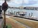 Scenic view of boats docked at the marina with condo buildings in the background at 120 1St E St # 104, St Petersburg, FL 33715