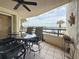 Comfortable patio area with chairs and table, offering views of the marina at 120 1St E St # 104, St Petersburg, FL 33715
