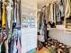 Organized walk-in closet with custom shelving and ample storage space for clothes, shoes, and accessories at 120 1St E St # 104, St Petersburg, FL 33715