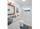 Updated bathroom with modern fixtures and sleek design, offering a spa-like experience at 1769 Brookside Blvd, Largo, FL 33770