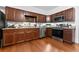 Kitchen with stainless steel appliances, granite countertops and lots of cabinet space at 2306 Trelain S Dr, St Petersburg, FL 33712