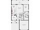 Layout of the home showing the living spaces, kitchen, bedrooms, and bathrooms at 33626 Castaway Loop, Wesley Chapel, FL 33543