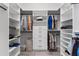 Organized walk-in closet with ample shelving, drawers, and hanging space for optimal storage at 3888 Santa Caterina Blvd, Bradenton, FL 34211