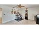 A bonus room setup for musical enjoyment offers tile floors, ample storage, and natural light at 6530 Manila Palm Way, Apollo Beach, FL 33572