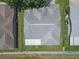 Aerial view of roof showcasing its geometric design and well-maintained condition at 7246 Julian St, New Port Richey, FL 34653