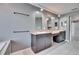 Bathroom with dual vanities, large tub, tile floors and neutral color palette at 728 Camrose Dr, Brandon, FL 33510