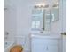 Bathroom features a vanity and a tiled shower/tub combination at 11304 Cayman Key Ave # 2, Tampa, FL 33624