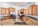 Stylish kitchen with stainless steel appliances, granite countertops, and a convenient breakfast bar at 12421 Seabrook Dr, Tampa, FL 33626