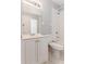 This is a bathroom with a tub and shower combo and a single vanity at 1250 Charlesworth Dr, Wesley Chapel, FL 33543