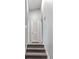 Carpeted stairway leading to the upper level of the home at 1250 Charlesworth Dr, Wesley Chapel, FL 33543