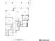 Detailed floor plan showcasing the layout of the home's living spaces and including measurements at 13711 Lussier Ln, Spring Hill, FL 34610