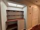 Custom storage space boasts built-in shelves and a stylish design at 14446 Reuter Strasse Cir # 3, Tampa, FL 33613